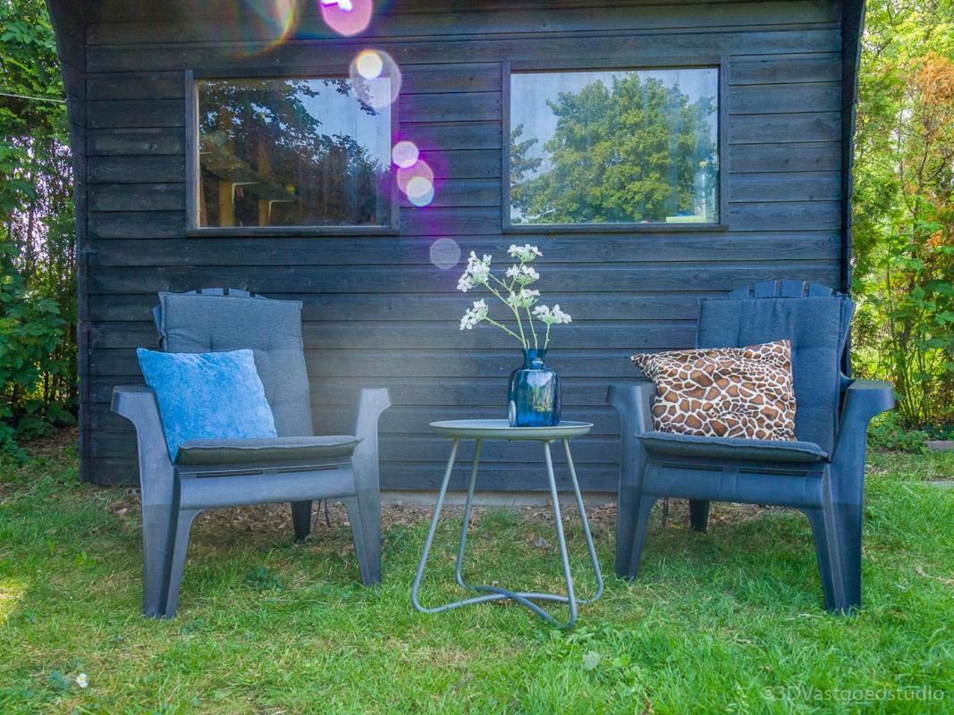 Chalet 'De Lanterfanter' Grou Apartment Exterior foto